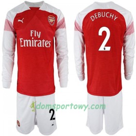Koszulka Arsenal Hector Bellerin 2 Dziecięcy Domowe Koszulki Piłkarskie 2018-2019 Długi Rękaw